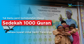 1000 Quran Bahasa Isyarat Untuk Santri Tunarungu Menjadi Tahfidz