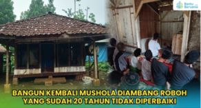 20 Tahun Terancam Roboh, Bantu Renovasi Mushola Waluran